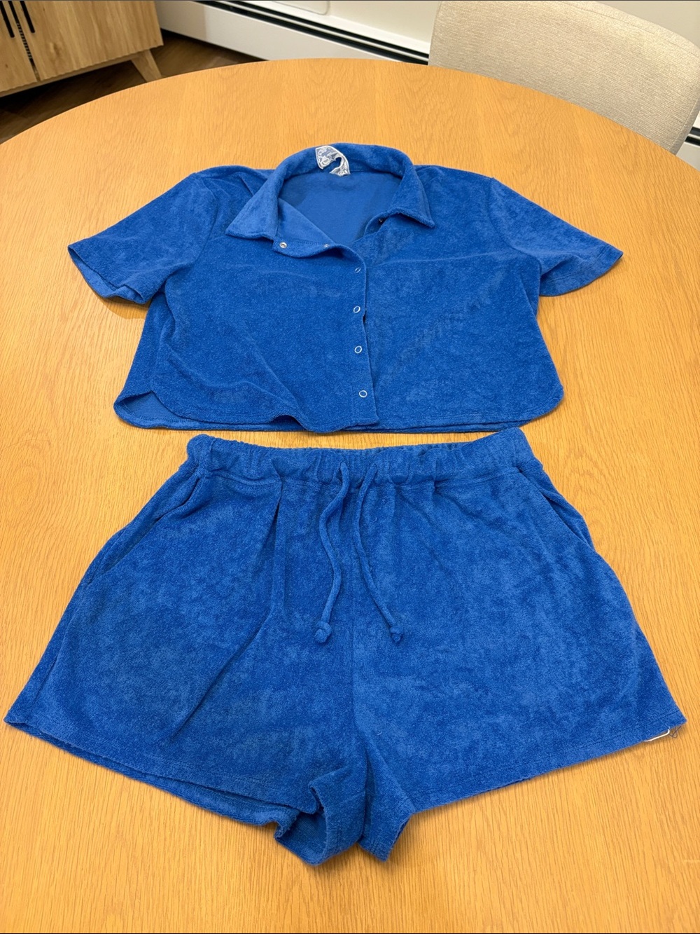 Blue Terry Set